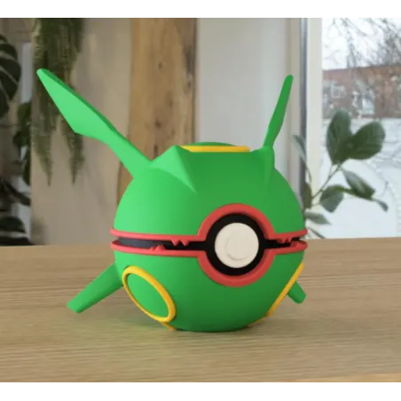 Stick3D - 🌌 Pokéball Rayquaza – Reproduction 3D 🌌