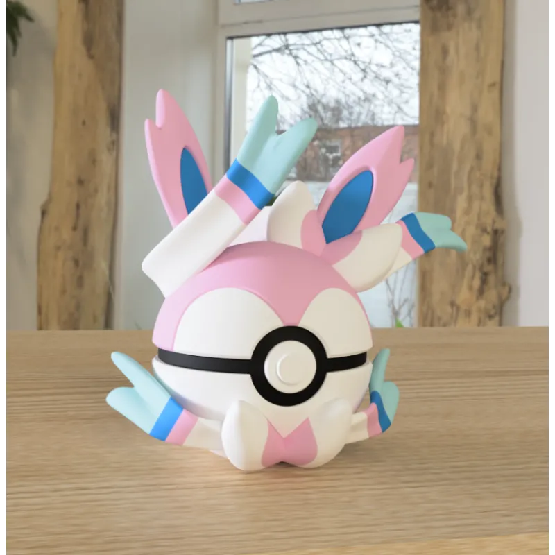 Stick3D - 🌸 Pokéball Nymphali – Reproduction 3D 🌸