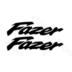 Stick3D - 🏍️🔥 Sticker "Fazer" – Vinyle Permanent pour Moto 🛡️