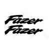 Stick3D - 🏍️🔥 Sticker "Fazer" – Vinyle Permanent pour Moto 🛡️
