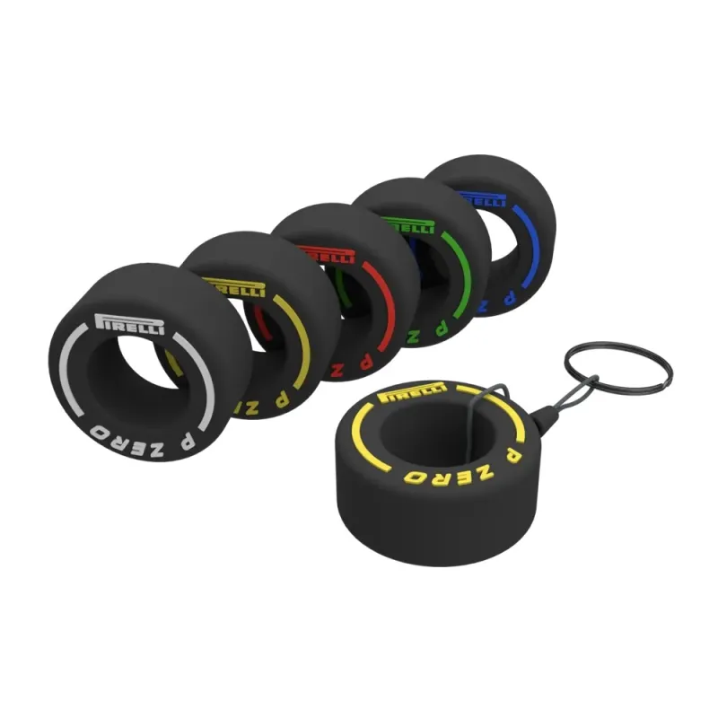 Stick3D - 🏁 Porte-clé – Pneu de F1 | Gamme Complète Pirelli 🏁