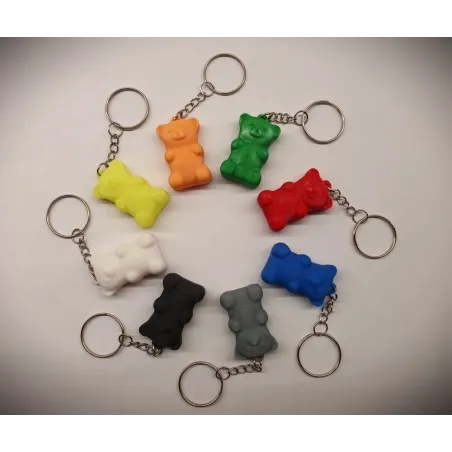 Stick3D - 🧸 Porte-clé Ourson Haribo – La gourmandise à emporter partout ! 🍬