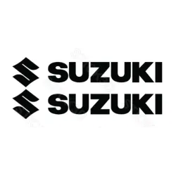 Stick3D -🏍️🔵 Lot de 4 Stickers "Suzuki" – Vinyle Permanent 🛡️