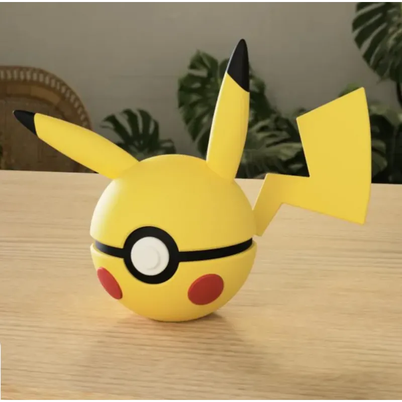 Stick3D - ⚡ Pokéball Pikachu – Reproduction 3D ⚡