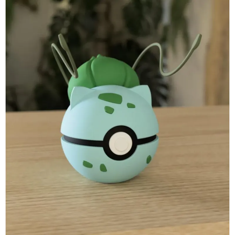 Stick3D - 🌱 Pokéball Bulbizarre - Reproduction 3D 🌱