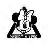 Stick3D - 🎀  "Bébé à Bord – Minnie" – Vinyle Permanent 14 x 13 cm 👶