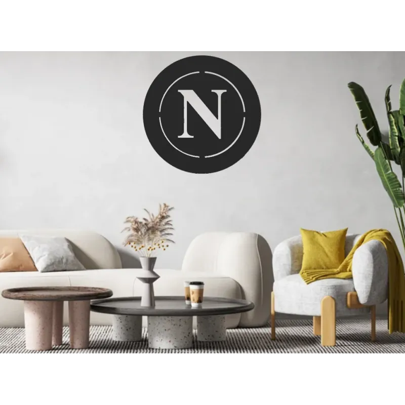 Stick3D - 🔴 Cadre Logo SSC Napoli – Reproduction 3D ⚽