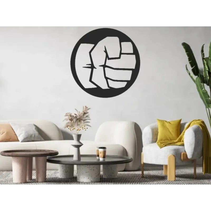 Stick3D -💥🟢 Cadre Poing de Hulk – Reproduction 3D 💪