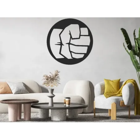 Stick3D -💥🟢 Cadre Poing de Hulk – Reproduction 3D 💪