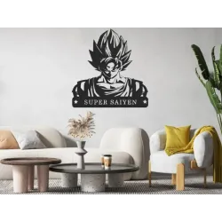 Stick3D -🔥 Cadre Goku Super Saiyan – Reproduction 3D 🔥