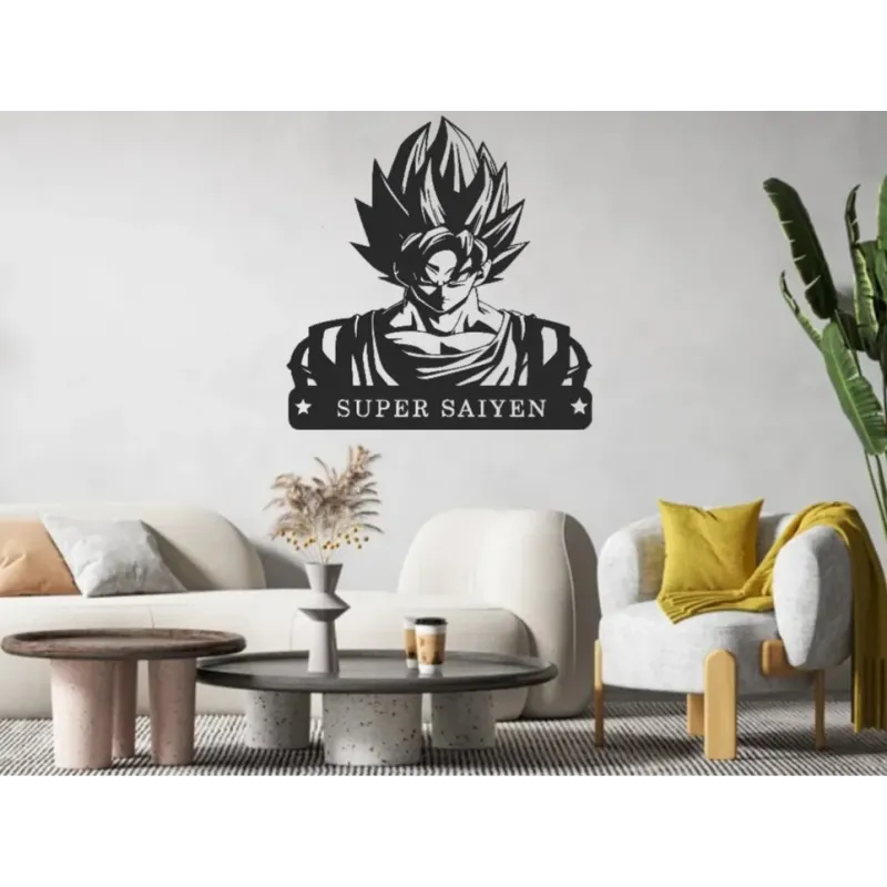 Stick3D -🔥 Cadre Goku Super Saiyan – Reproduction 3D 🔥