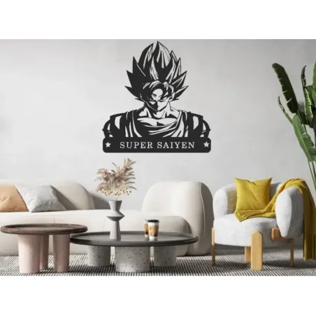 Stick3D -🔥 Cadre Goku Super Saiyan – Reproduction 3D 🔥