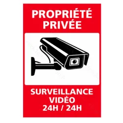 Stick3D - 🚨🔴 Panneaux propriété privée (3D ou autocollant) 🛡️