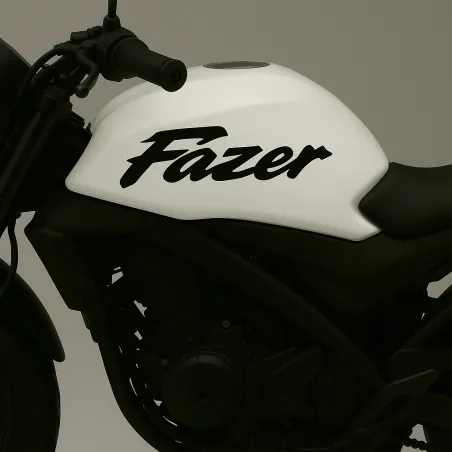 Stick3D - 🏍️🔥 Sticker "Fazer" – Vinyle Permanent pour Moto 🛡️