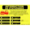 Stick3D - Autocollant "Stationnement Interdit" – Format 10 x 15 cm