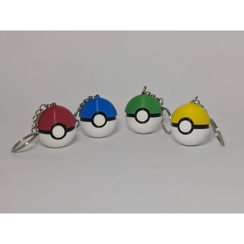 Stick3D - 🔑 Porte-clé Pokéball – Reproduction 3D 🔑