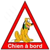 Stick3D - 🐶🚗  "Chien à Bord" – Vinyle Imprimable 14 x 13 cm 🐾