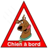Stick3D - 🐶🚗  "Chien à Bord" – Vinyle Imprimable 14 x 13 cm 🐾