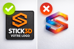 Logo avec couleurs simples